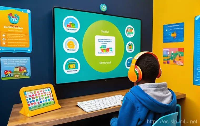 발음 장애 치료 - **Teletherapy: Bridging Distances for Speech Development**
    "A cozy and inviting living room fill...