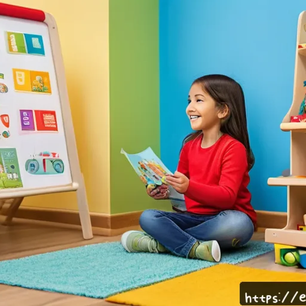 언어치료학 전공과목 - A detailed, realistic illustration of a speech therapist working with a young Spanish-speaking child...